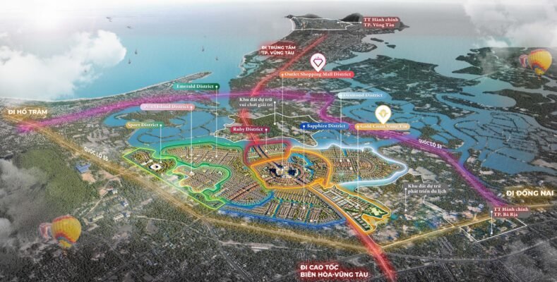 GOLD COAST VŨNG TÀU SDL – SIÊU ĐÔ THỊ DU LỊCH QUỐC TẾ BIỂN 16 Tổng Thể Dự án Gold Coast Vũng Tàu