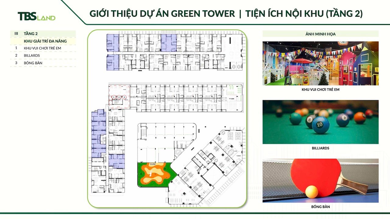Green Skyline – Biểu Tượng Sống Mới Tại Trung Tâm Dĩ An 4 Tiện ích nội khu Green Skyline Tầng 2
