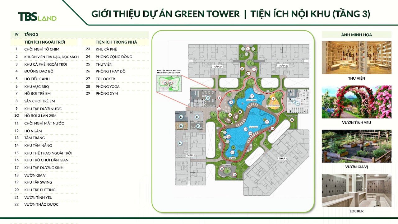 Green Skyline – Biểu Tượng Sống Mới Tại Trung Tâm Dĩ An 5 Tiện ích nội khu Green Skyline Tầng 3